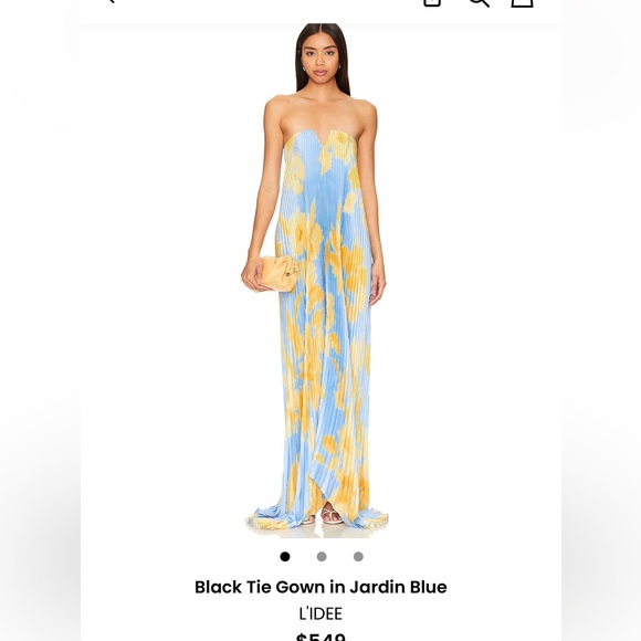 L’IDEE Dresses & Skirts - L'IDEE BLACK TIE GOWN in Jardin Blue